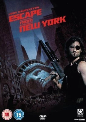 Escape from New York (DVD-2008,1-Disc) R2. Kurt Russell. "Eye-Patched Anti-Hero" - Image 1 of 4