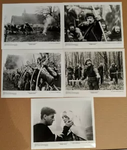 ROBIN HOOD lotto 6 foto originali film tv PATRICK BERGIN UMA THURMAN 1991 - Foto 1 di 7