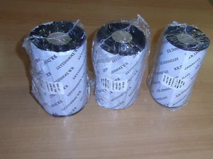 3-Rolls - RR Donnelley WAX-CSO Wax Transfer Ribbon 130mm x 450m (5.12" x 1476') - Picture 1 of 3