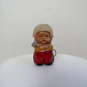 Vintage Celluloid Native American Boy with Tomahawk Sewing Tape Measure - Picture 1 of 6