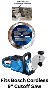 Hoja turbo de 9"" para sierra de corte inalámbrica de 9" BOSCH GCS18V-230N212 18V - Imagen 1 de 9