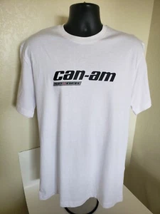 Can-Am BRP Spyder ATV Logo weißes T-Shirt neu ohne Etikett Größe Medium - Bild 1 von 3