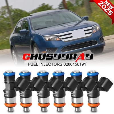 Juego (6) inyectores de combustible para Ford F 150 Edge 2011-2018 Taurus Transit-150 MKTS MKT Foto 1 de 4