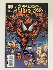 AMAZING SPIDER-GIRL #10 9.2 NM- 2007 CARNAGE IS HERE! MARVEL COMICS - Picture 1 of 11