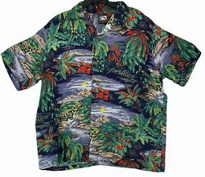 Pipeline Shirt Mens Size Large Hawaiian Travel Camp Cruise Aloha Hawaii - Picture 1 of 10