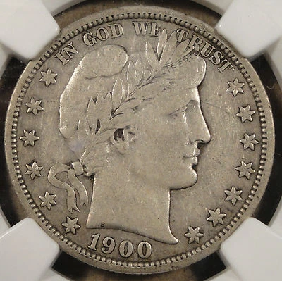 1900-O Barber Half Dollar 50c NGC Certified VF25 - Image 1 of 4