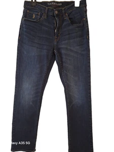 US Polo Assn Herren Straight Fit Jeans 30/33 blau - Bild 1 von 5
