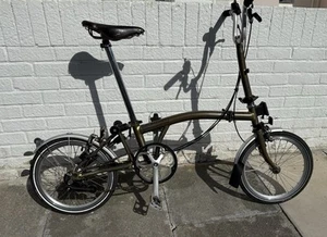 Brompton M6L Folding Bicycle Raw Lacquer Beautiful Condition 6 Speed - Picture 1 of 5
