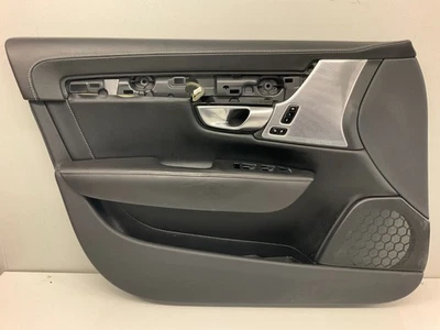 Panel de moldura de puerta delantera de cuero vestido negro delantero izquierdo Volvo S90 17-23 31393164 Foto 1 de 4