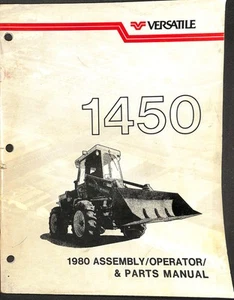 Versatile 1450 1980 Assembly Operator Parts Manual Original Equipment Guide - Picture 1 of 2