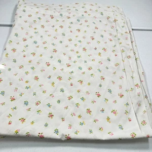 Vintage Sears Flaches Blatt Königin Blumenmischung Mehrfarbig Musselin MCM Retro USA - Bild 1 von 10