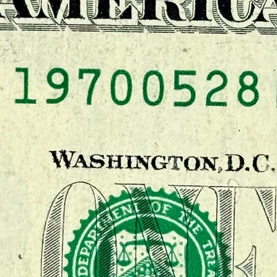 1970 May 28th Birthday Dollar 1970 May 28 Birthday Note Best Present Gift - Image 1 of 4
