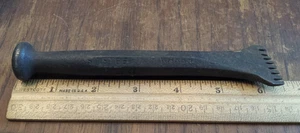 vintage CAST STEEL WARRANTED Mason toothed chisel - Picture 1 of 11