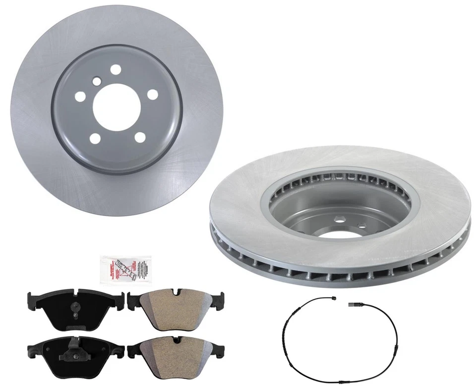 Rotores de freno de disco delanteros recubiertos GEO pastillas de freno de disco para BMW 535d 2014-2016 Foto 1 de 4