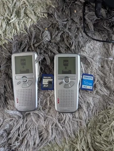 2 x Philips LFH9600 DSS Digital Pocket Memo Recorders LFH9620 Series - Picture 1 of 5