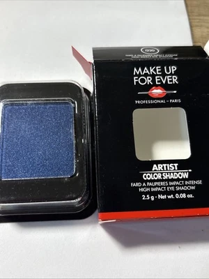 💠MAKE UP FOR EVER I220 Blue High Impact Artist Color Shadow Refill FREE SHIP - Image 1 of 3