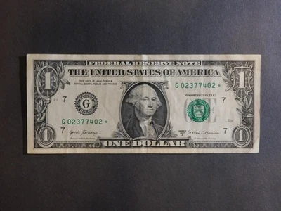 2017 Series A $1 Star Note - G02377402* - Image 1 of 2