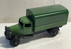 High Grade NM 1940’s Dinky Toys 4” Covered Truck Meccano Green Diecast Rare One! - Bild 1 von 5