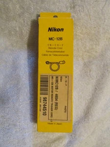 OBTURADOR ELECTRÓNICO REMOTO NIKON MC-12B PARA CÁMARAS NIKON EN CAJA Nuevo - Imagen 1 de 2