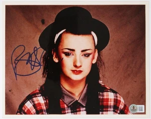 Boy George Signed 8” x 10” Photograph (Beckett/BAS Authentication) - Picture 1 of 1
