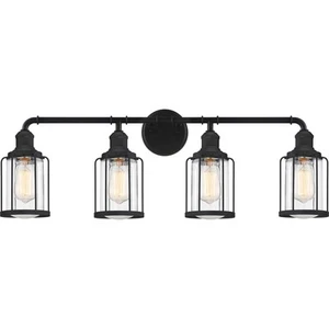Quoizel LUD8634EK OPEN BOX Ludlow Bathroom Vanity Light Earth Black - Picture 1 of 1