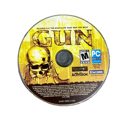 GUN - PC Game by Activision 2005 - Windows XP, 7, - Disc Only - Image 1 of 3