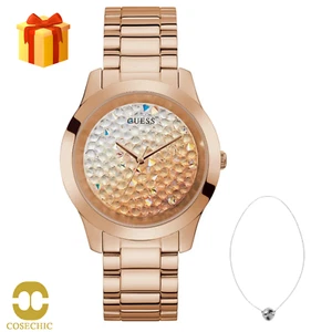 Orologio Donna GUESS Crush Cristalli Swarovski GW0020L3+Collana Breil in regalo - Foto 1 di 23