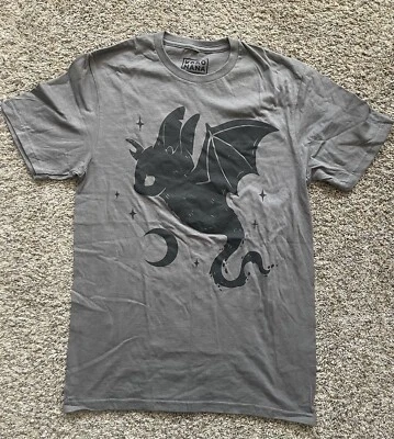 Camiseta gris Koko Nana para mujer con gráfico murciélago negro talla pequeña Foto 1 de 4