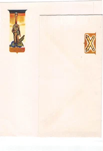 PAPIER EPHEMERA USA ARTILLERIE UMSCHLAG UND BRIEF GANZSACHEN - Bild 1 von 1