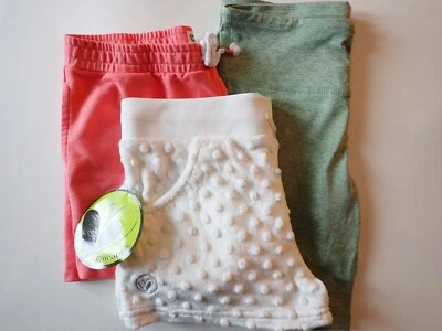 Pantalones Cortos Niñas Talla Grande Ideología Hilos Épicos Lima 14 Lote de 3 Verde Rosa Foto 1 de 4