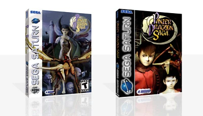 - Panzer Dragoon Saga Saturn Case + Box Art Work Cover Only - Image 1 of 2