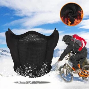 Balaclava Half Winter Bike Face Cover Riding in Masked Motorbike - Picture 1 of 12