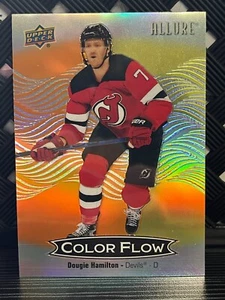 2024-25 Upper Deck Allure - CFL-6 Dougie Hamilton - Color Flow Orange-Yellow - Picture 1 of 2