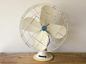 Vintage 1940s Emerson Electric Industrial 3-Speed Oscillating Fan Model 79648-AX - Picture 1 of 10