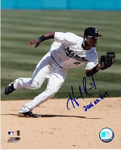 HANLEY RAMIREZ FLORIDA MARLINS 2006 NL ROY ACTION SIGNED 8X10 - Picture 1 of 1