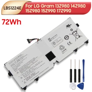 Batería Original LBS1224E Para LG Gram 13Z980 14Z980 15Z980 15Z990 17Z990 72Wh - Imagen 1 de 8