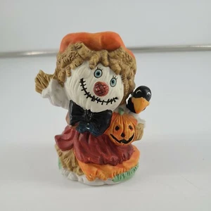 Figura Espantapájaros Brinn Cuervo Calabaza Arco Negro 1994 Otoño Halloween - Imagen 1 de 3