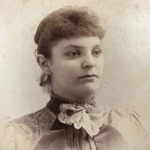 Victorian Antique Cabinet Card Photo Beautiful Young Girl Lace Cadwallader,IN - Picture 1 of 7