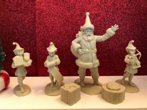 LOD Enterprises LOD09 "Nordpol Weihnachtsmann und seine Elfen" 54mm Kunststoff Spielzeug Figuren - Bild 1 von 2