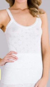 Ladies Thermal Spencer/Vest (warm winter) Black & White M L XL 2XL 3XL UK MADE