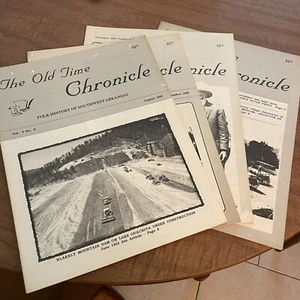 1990 Old Time Chronicle Volksgeschichte Southwest Arkansas Magazin Genealogie x4 - Bild 1 von 5