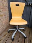 Ikea  Office Chair - Wood Seat - Good Used Condition