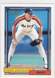 1992 OPC..CURT SCHILLING..CARD # 316..ASTROS..FREE COMBINED SHIPPING - Picture 1 of 1