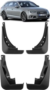 Genuine Splash Guards Mud Flaps For 2016-2019 Audi S4 A4 S-Line B9 Estate Avant - Picture 1 of 7