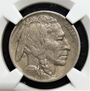 1920-D 5C Buffalo Nickel. XF 40 NGC. - Picture 1 of 4