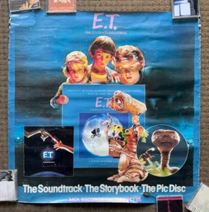 E.T. The Extra Terrestrial Soundtrack Promo Poster Michael Jackson 1982 36x36 - Bild 1 von 19
