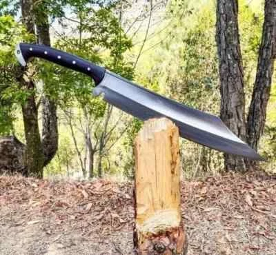 Machete vikingo moderno de hoja de acero al carbono hecho a mano personalizado | Camping | 26 pulgadas Foto 1 de 4