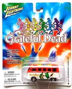 Johnny Lightning GRATEFUL DEAD 1965 VOLKSWAGEN SAMBA BUS, DETAILED REPLICA MINT! - Picture 1 of 8