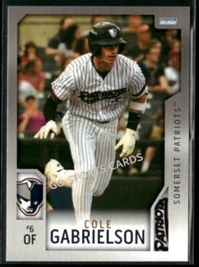 2025 Somerset Patriots Cole Gabrielson RC Rookie NY Yankees Minor League - Bild 1 von 2