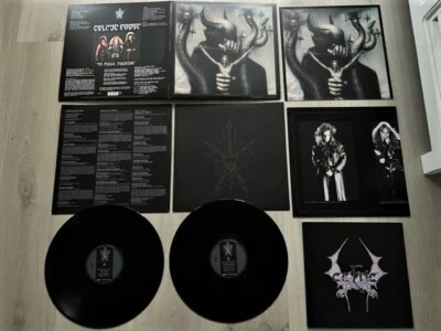 CELTIC FROST 2LP - TO MEGA THERION 2017 + BOOK + 2 POSTERS    SLAYER,SODOM,DEATH - Image 1 of 4